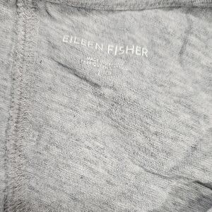 Eileen Fisher Light Heather Gray Knit Tee